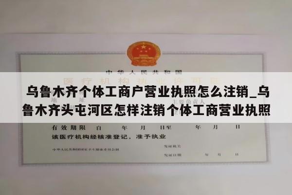  乌鲁木齐个体工商户营业执照怎么注销_乌鲁木齐头屯河区怎样注销个体工商营业执照