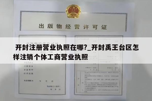  开封注册营业执照在哪?_开封禹王台区怎样注销个体工商营业执照