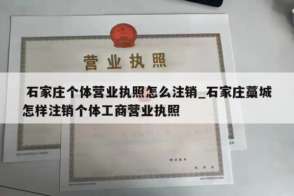  石家庄个体营业执照怎么注销_石家庄藁城怎样注销个体工商营业执照