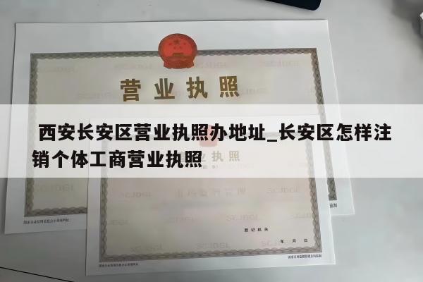  西安长安区营业执照办地址_长安区怎样注销个体工商营业执照