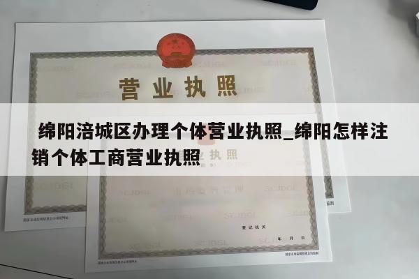  绵阳涪城区办理个体营业执照_绵阳怎样注销个体工商营业执照