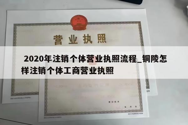  2020年注销个体营业执照流程_铜陵怎样注销个体工商营业执照