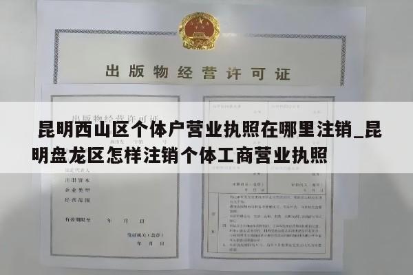  昆明西山区个体户营业执照在哪里注销_昆明盘龙区怎样注销个体工商营业执照