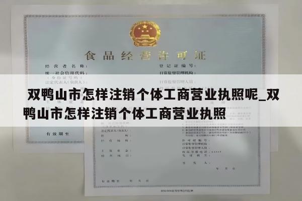  双鸭山市怎样注销个体工商营业执照呢_双鸭山市怎样注销个体工商营业执照