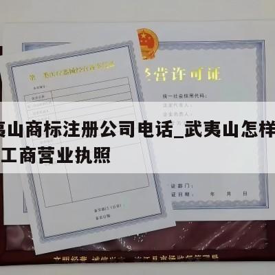  武夷山商标注册公司电话_武夷山怎样注销个体工商营业执照