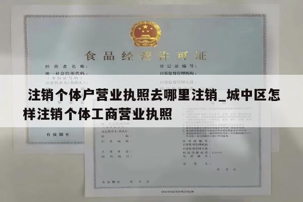  注销个体户营业执照去哪里注销_城中区怎样注销个体工商营业执照